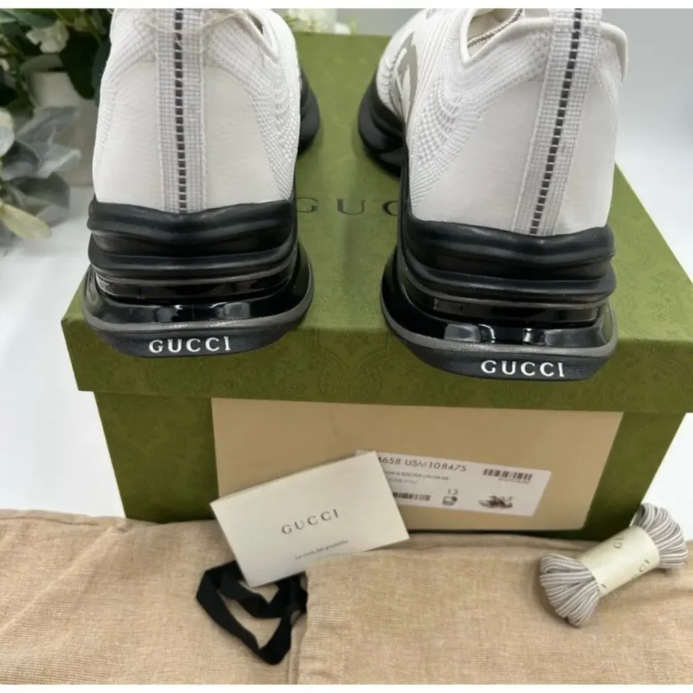 Men's Gucci trainer, interlocking G, sneakers size 13 made in Italy